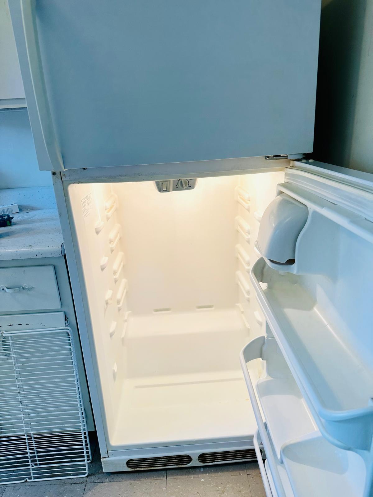 Refrigerator after cleaning