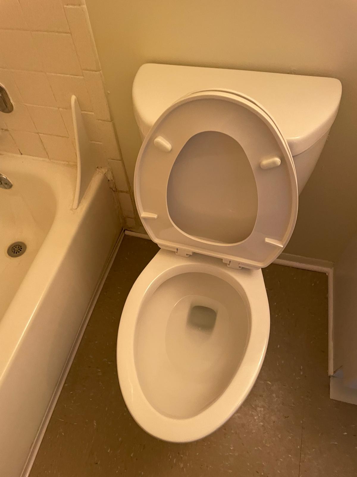 Bathroom after cleaning
